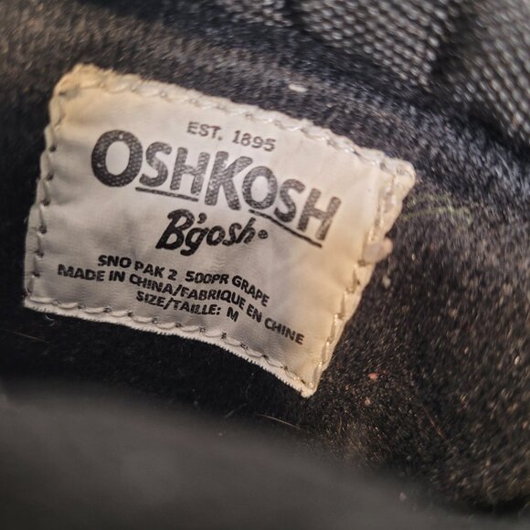 Girls OshKosh B'gosh Winter Boots- Size - M (7/8) - Picture 2 of 3